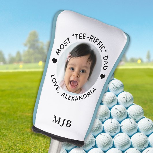 Meest T-SHIRT-RIFFIC Papa - Golfer Custom Photo Pu Golfheadcover