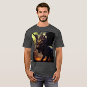 Meest trendy basic donker T-shirt: Comfort ontmoet T-shirt (Voorkant volledig)