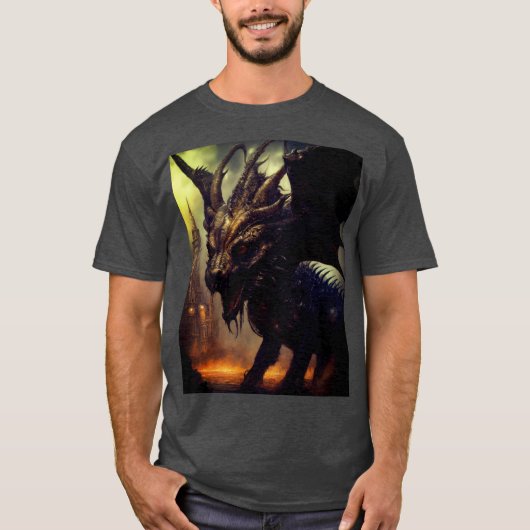 Meest trendy basic donker T-shirt: Comfort ontmoet T-shirt (Voorkant)