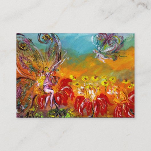 MEEST VAN DE RODE STROMEN Fantastisch Geel Visitekaartje (Achterkant)