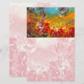 MEEST VAN DE RODE STROMEN Fantastische banketbakke Briefpapier (Voorkant / Achterkant)