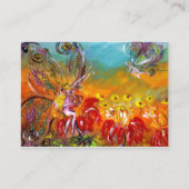 MEEST VAN DE RODE STROMEN Floral Fantasy Black Visitekaartje (Achterkant)