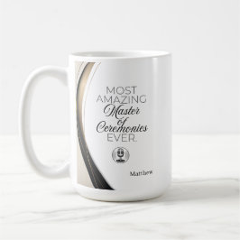 Meest verbazingwekkende ceremoniemeester gepersona koffiemok