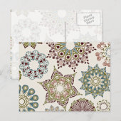 Meest verkochte kerstthema feestdagenkaart (Voorkant / Achterkant)