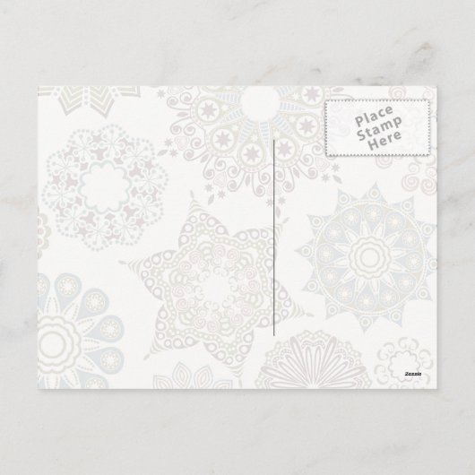 Meest verkochte kerstthema feestdagenkaart (Achterkant)