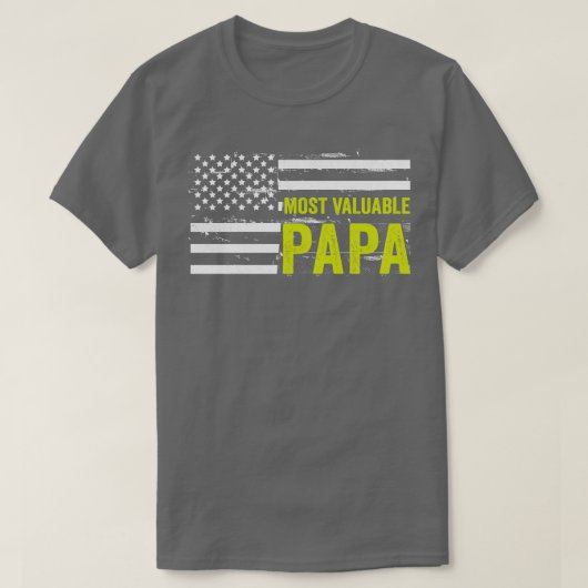 Meest waardevolle Papa Dad Day (3) T-shirt (Design voorkant)