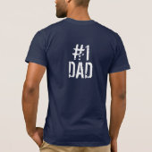 Meest waardevolle papa MVD | Vaderdag cadeau voor  T-shirt (Achterkant)