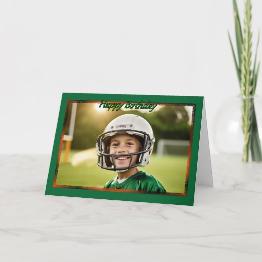 Meest waardevolle Player Boy's Birthday Kaart (Voorkant)