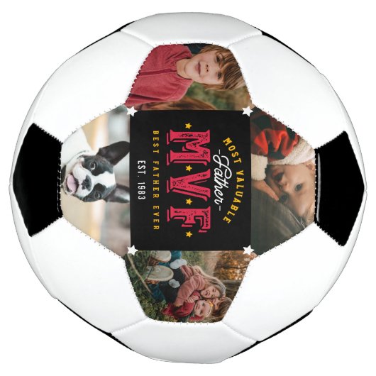 Meest waardevolle vader MVF Fun Vaderdag 4 Foto Voetbal (Gedraaid)