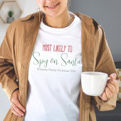 "Meest waarschijnlijk" aangepaste grappige familie T-shirt