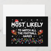 Meest Waarschijnlijk Alle Voetbalwedstrijden Te Ki Kaart (Voorkant / Achterkant)