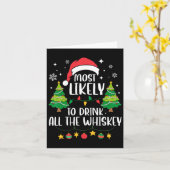 Meest Waarschijnlijk Alle Whiskey Te Drinken Match Kaart (Gele Bloem)