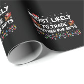 Meest waarschijnlijk broeder ruilen voor cadeautje cadeaupapier (Rol Hoek)