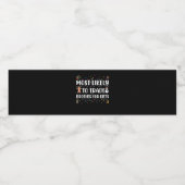 Meest waarschijnlijk broeder ruilen voor cadeautje waterfles etiket (Enkel label)