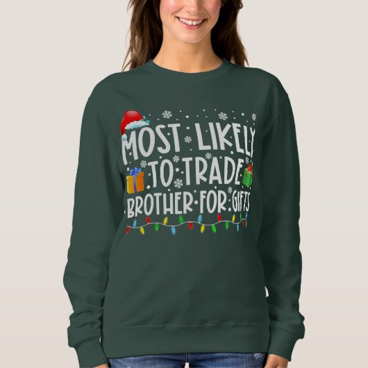 Meest waarschijnlijk broeder ruilen voor kerstmis. trui (Voorkant)