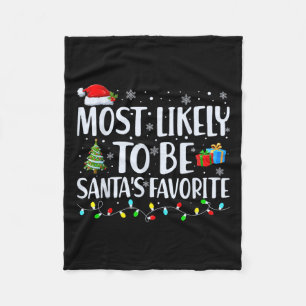 Meest waarschijnlijk de favoriete kerstberoemdheid fleece deken