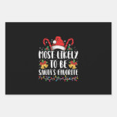 Meest waarschijnlijk de favoriete kerstman van de  inpakpapier vel (Voorkant)