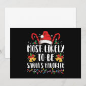 Meest waarschijnlijk de favoriete kerstman van de kaart (Voorkant / Achterkant)