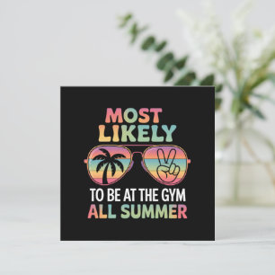 Meest Waarschijnlijk de Hele Zomer in de Fitness T Kaart