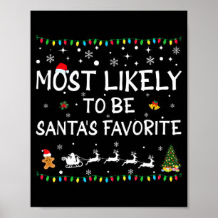 Meest Waarschijnlijk de Lieveling van Sinterklaas Poster