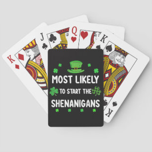 Meest Waarschijnlijk de Shenanigan Start Pokerkaarten
