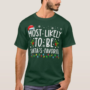 Meest waarschijnlijk een favoriete prettige kerstd t-shirt