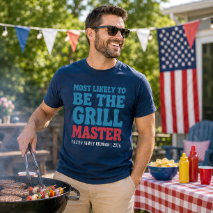 Meest Waarschijnlijk Grillmaster Aangepast  T-shirt
