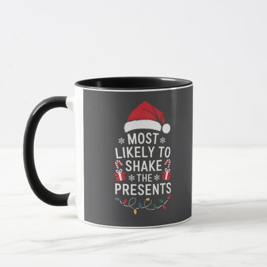 Meest Waarschijnlijk Kerstcadeaus Te Schudden Mok (Links)