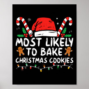Meest Waarschijnlijk Kerstkoekjes Te Bakken  Poster