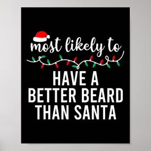 Meest Waarschijnlijk Kerstmis Matching Familie Pyj Poster