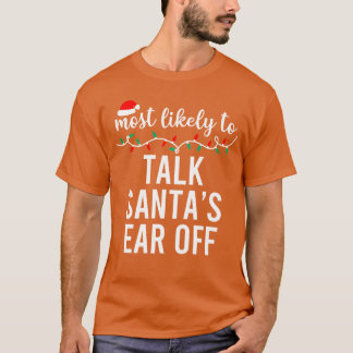 Meest Waarschijnlijk Kerstmis Matching Familie Pyj T-shirt