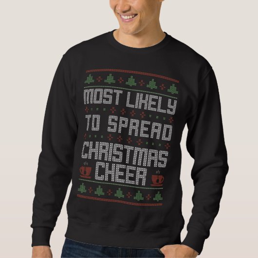 Meest waarschijnlijk kerstmis te verspreiden... gr trui (Voorkant)