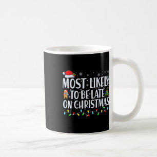 Meest waarschijnlijk laat voor kerstfamilie Matchi Koffiemok