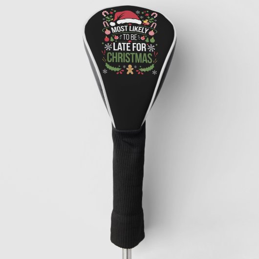 Meest waarschijnlijk laat zijn voor kerstfeest. golfheadcover (Voorkant)