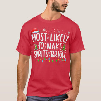 Meest waarschijnlijk maakt het spiritten schittere t-shirt