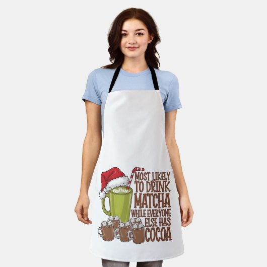 Meest Waarschijnlijk Matcha te drinken en Elf Kers Schort (Gedragen)