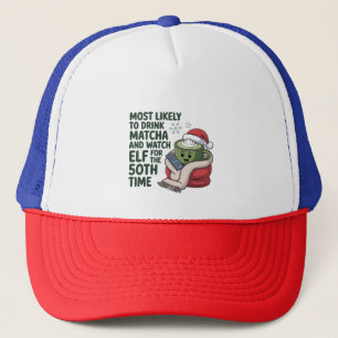 Meest Waarschijnlijk Matcha te Drinken en Elf Kers Trucker Pet