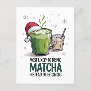 Meest Waarschijnlijk Matcha te Drinken in Plaats v Uitnodiging Briefkaart