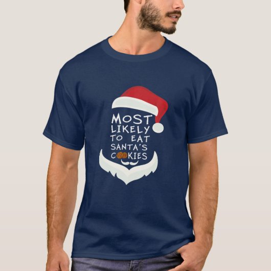 Meest waarschijnlijk met kersttefheid overeenkomen t-shirt (Voorkant)