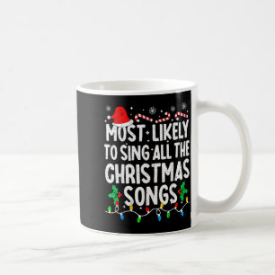Meest Waarschijnlijk Om Alle Kerstliederen Te Zing Koffiemok