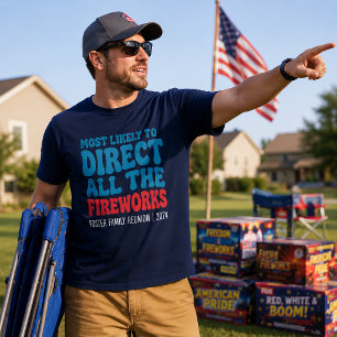 Meest Waarschijnlijk om Alle Vuurwerk Aangepast T-shirt