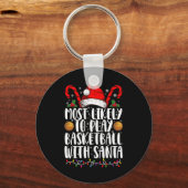 Meest waarschijnlijk om basketbal te spelen met Sa Sleutelhanger (Voorkant)