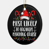 Meest waarschijnlijk om bijpassende cruise te orga keramisch ornament (Links)