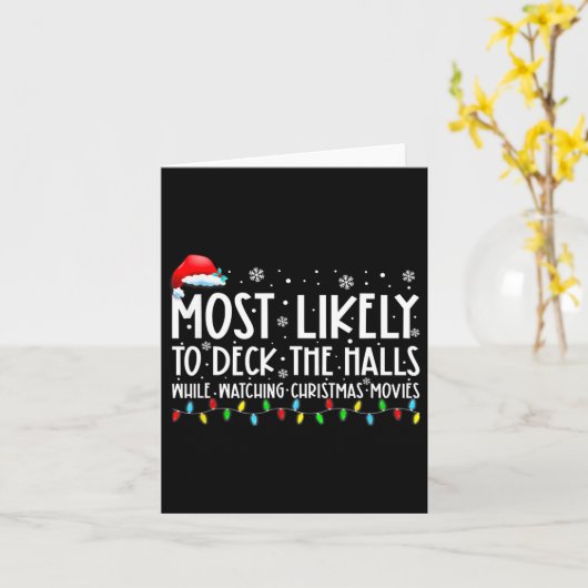 Meest Waarschijnlijk Om De Halls Wit Te Versieren  Kaart (Gele Bloem)