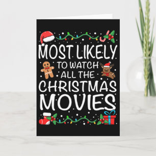 Meest Waarschijnlijk Om De Kerstfilms Te Kijken Fa Kaart
