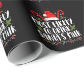 Meest waarschijnlijk om de kerstman van de kerstma cadeaupapier (Rol Hoek)