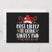 Meest waarschijnlijk om de kerstman van de kerstma kaart (Voorkant)