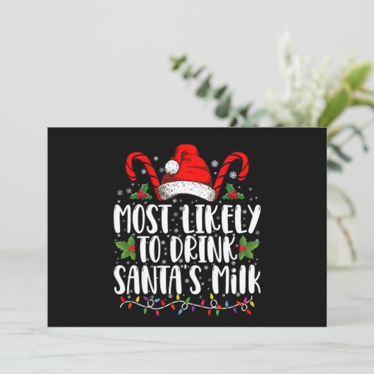 Meest waarschijnlijk om de kerstman van de kerstma kaart (Staand voorkant)