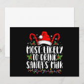 Meest waarschijnlijk om de kerstman van de kerstma kaart (Voorkant / Achterkant)