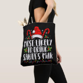Meest waarschijnlijk om de kerstman van de kerstma tote bag (Dichtbij)